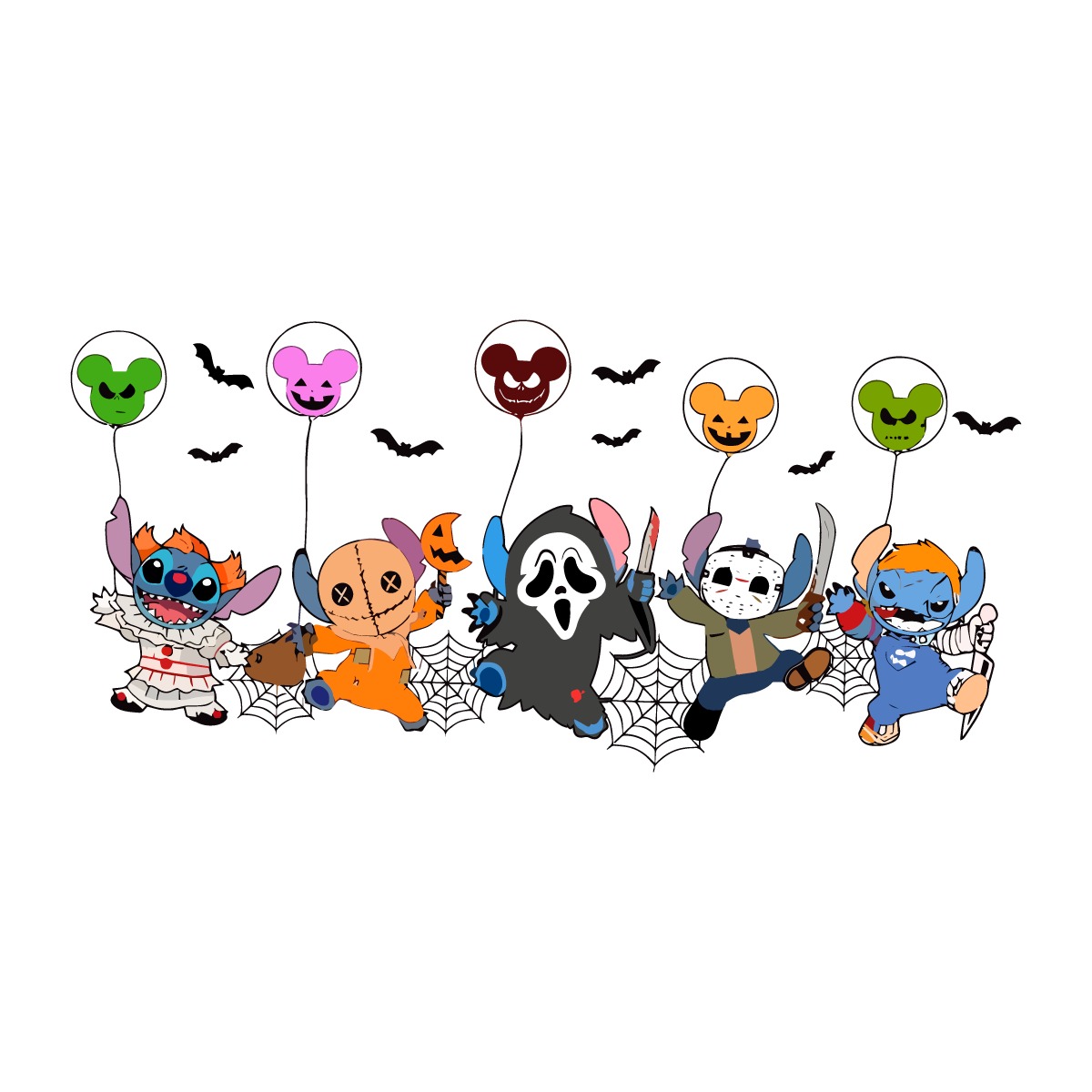 Horror Stitching Vector Stitch Horror Disney Halloween SVG Graphic Design File - Inspire Uplift
