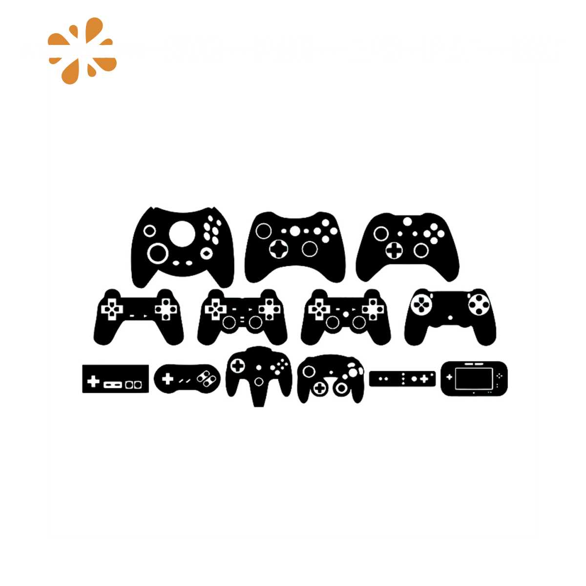 Video Game Button Pattern Svg Gamepad Evolution Video Game Bundle Svg, Game Svg | Inspire Uplift