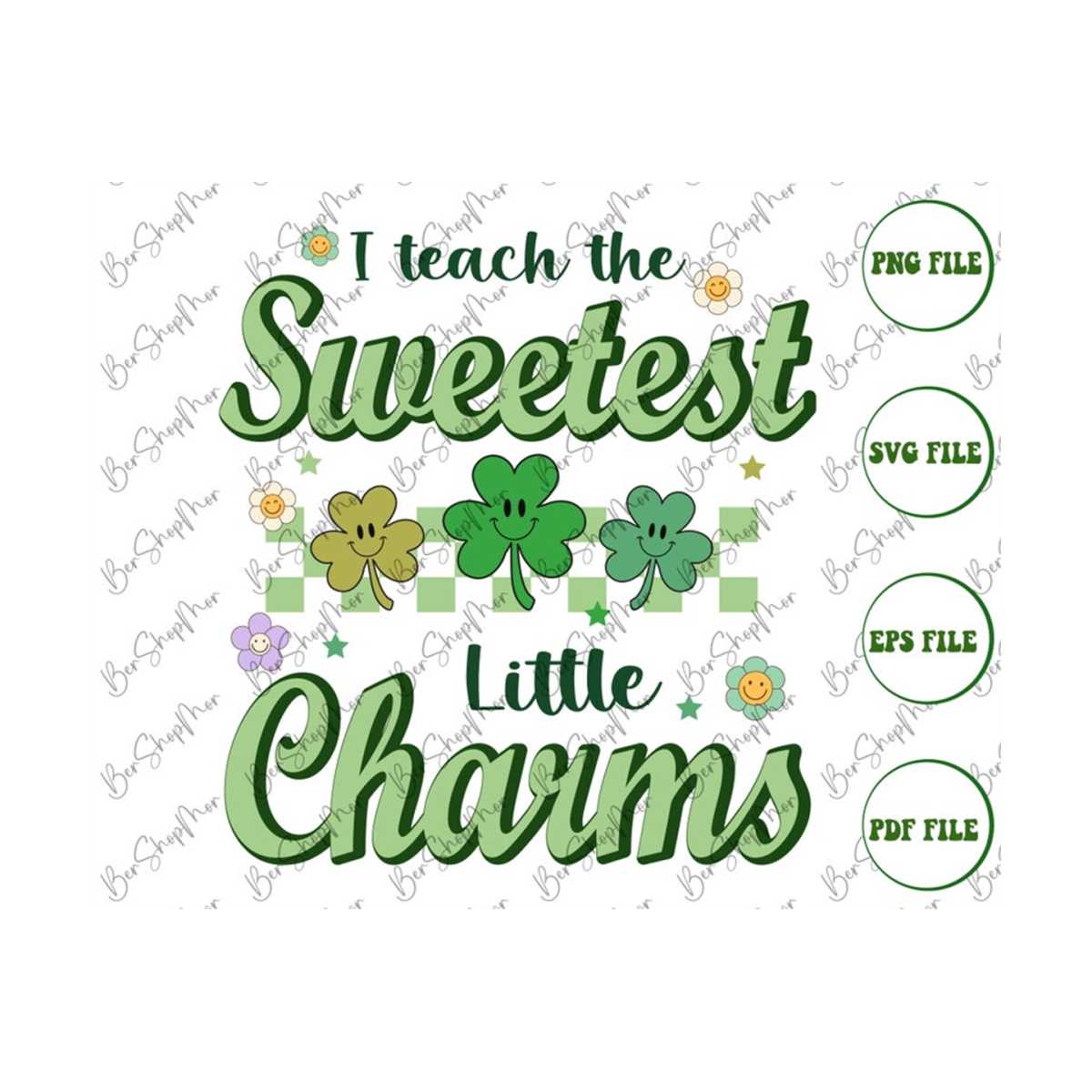 I teach The little Sweetest Charms Svg, St patricks day Teac | Inspire ...