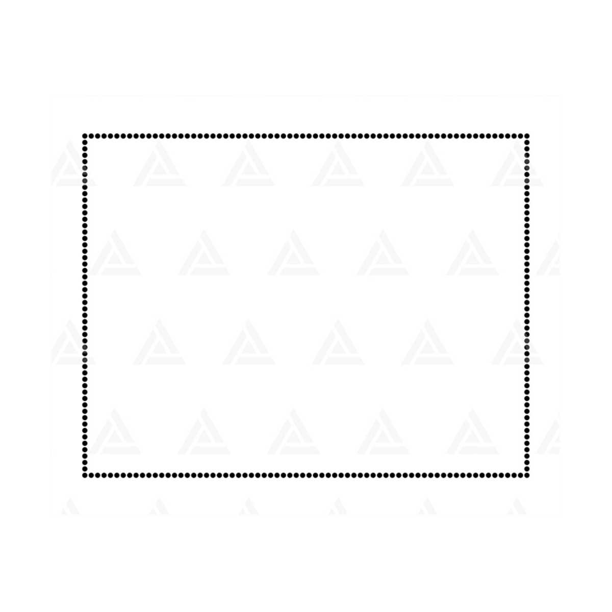 Dotted Rectangle Svg, Rectangle Monogram, Rectangle Border, | Inspire ...