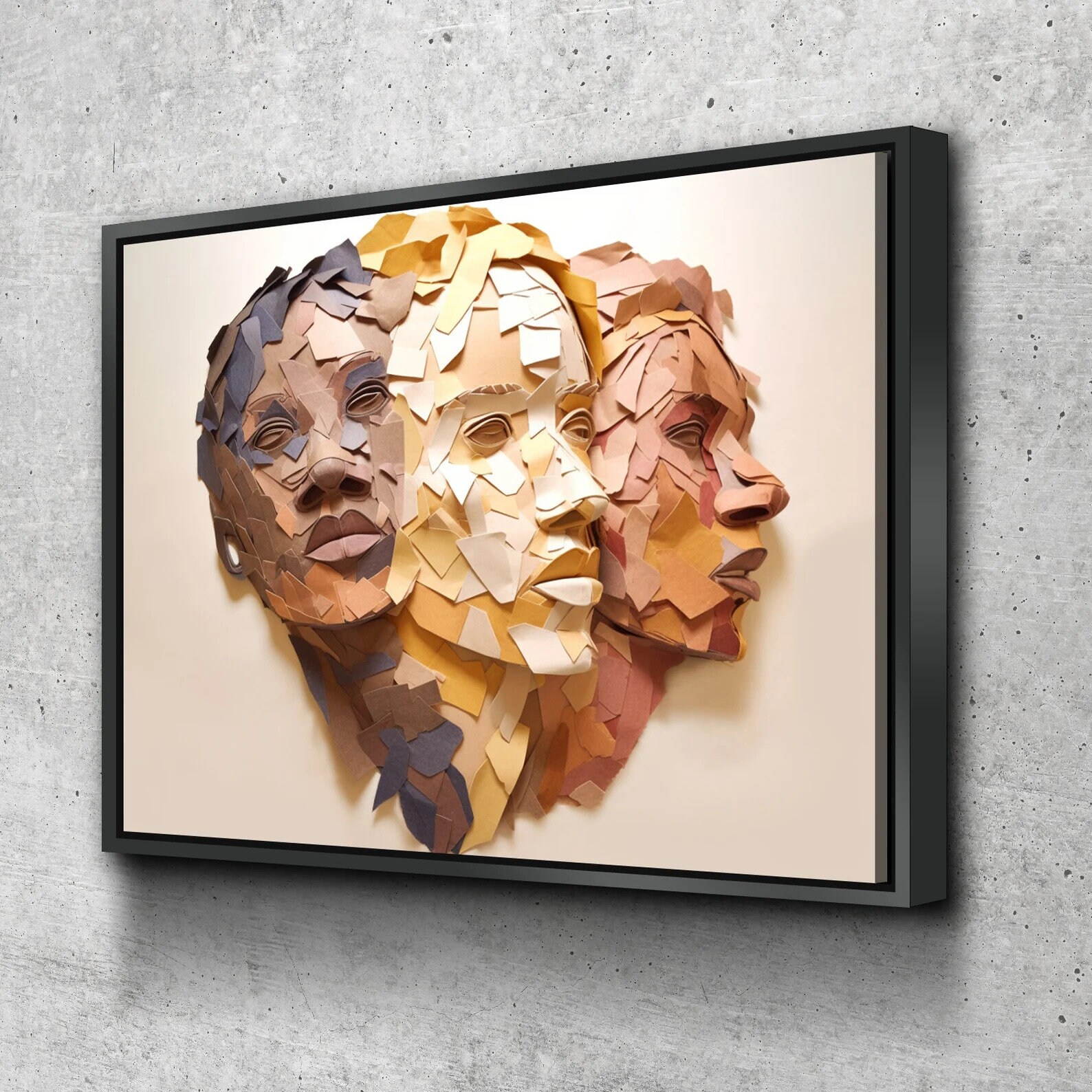 African American Wall Art Black History Month Faces Canvas, | Inspire ...