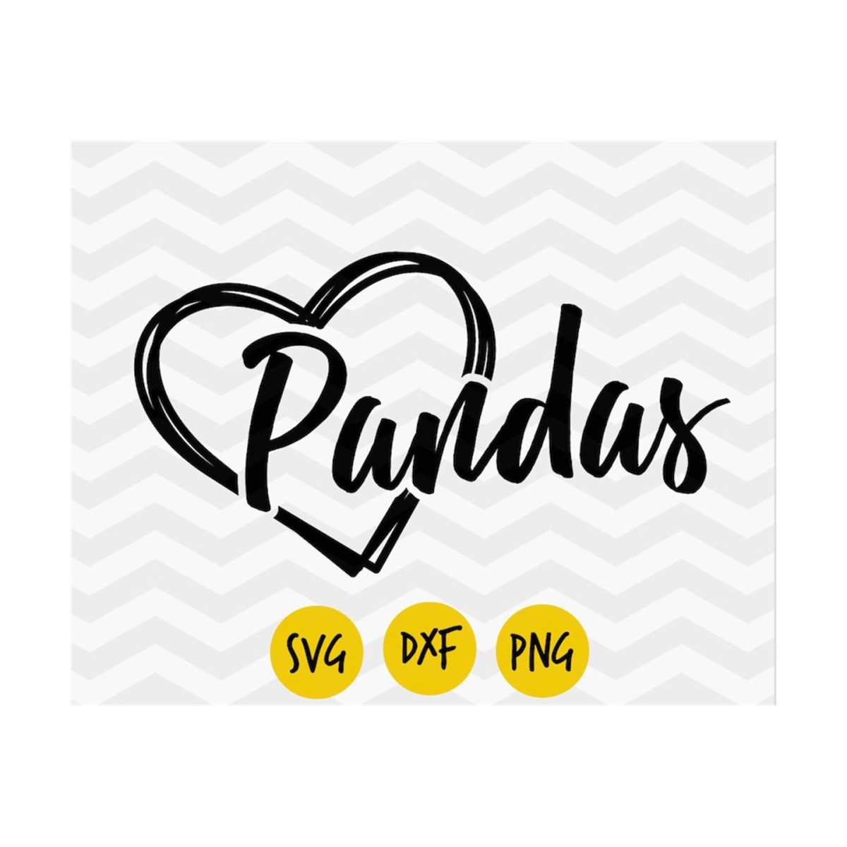 Pandas svg, Pandas heart svg, Pandas pride, I love Pandas, p | Inspire ...