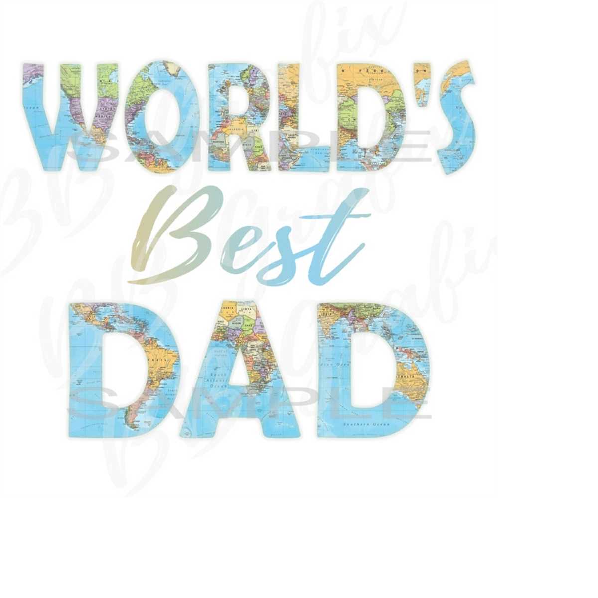 A logo for best dad in the world | Premium Vector