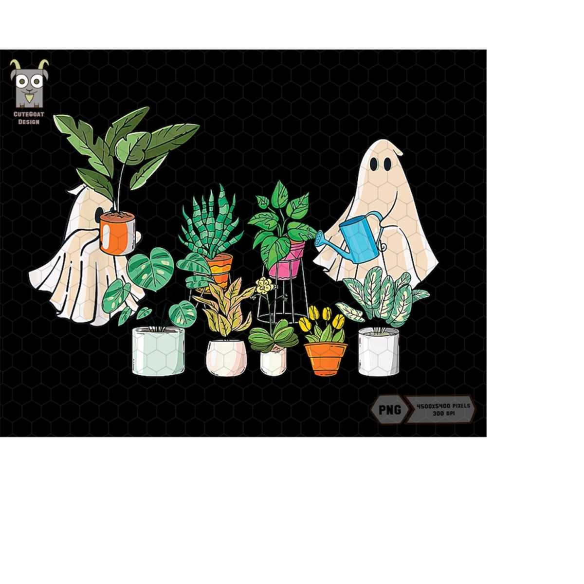 Ghost Plant Lady Png, Ghost Plant Png, Plant Lover Gift, Hal | Inspire ...