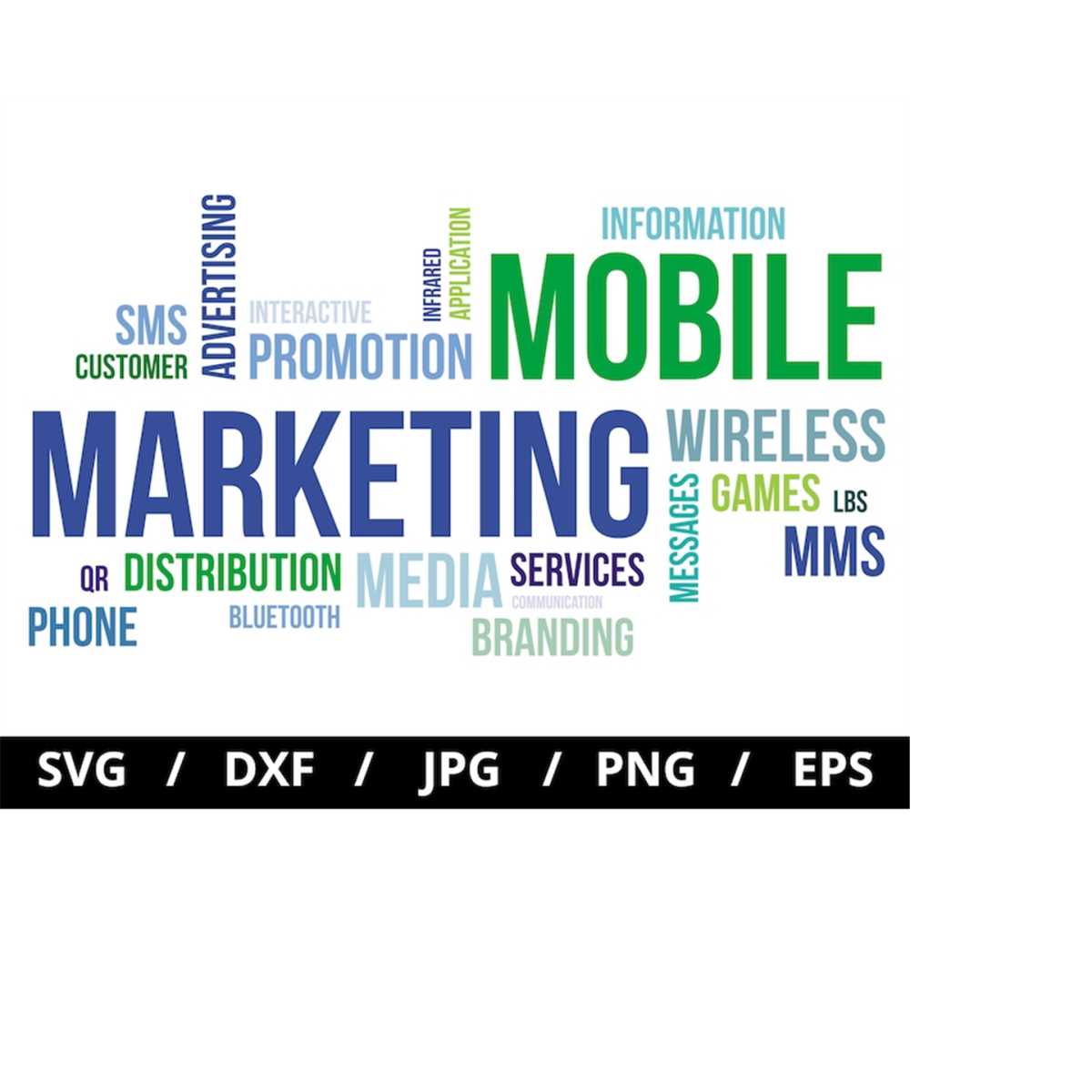 marketing strategy typography lettering svg, promotion, dist | Inspire ...