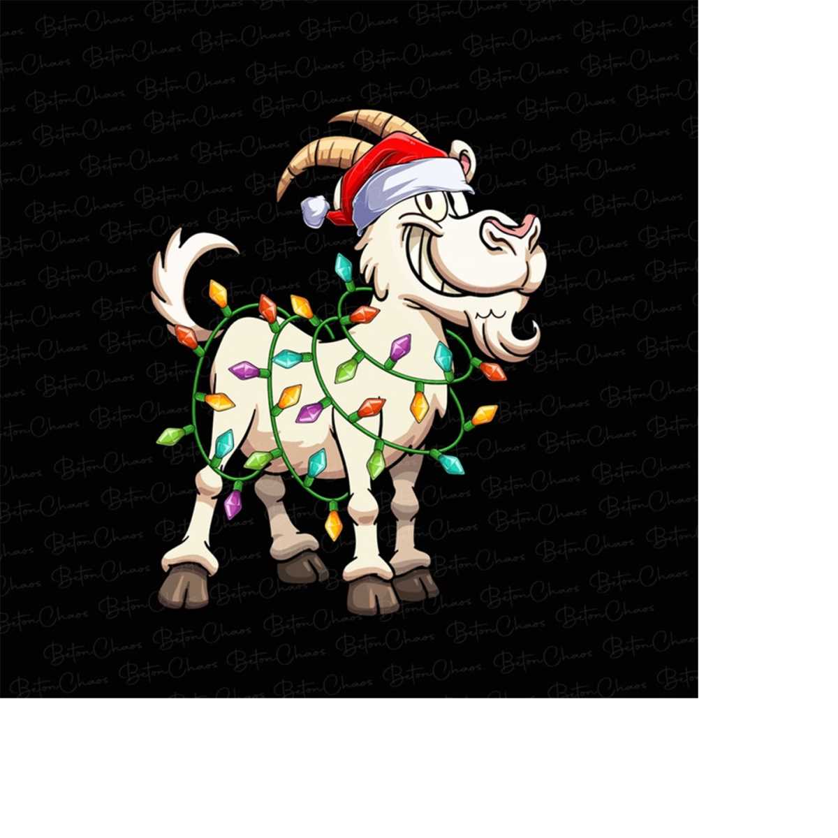Christmas Goat Png Sublimation Design,Christmas Funny Png,Go Inspire Uplift