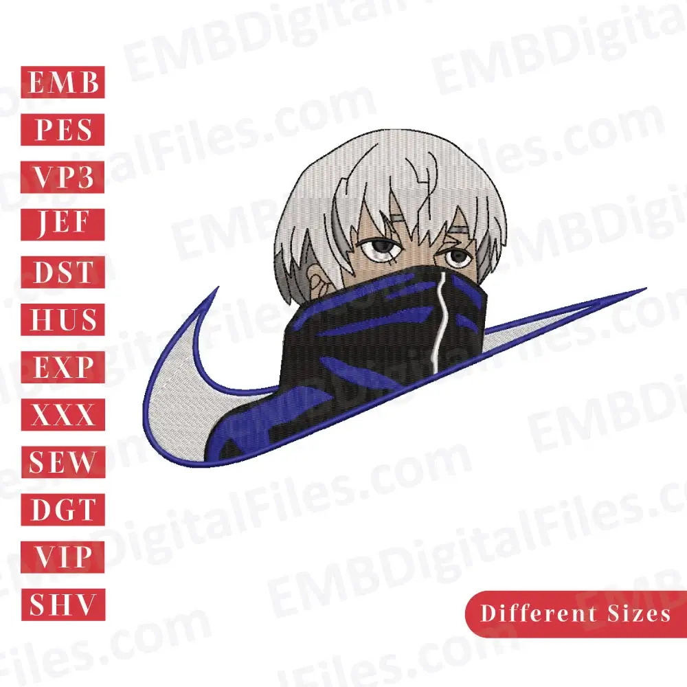 Toge Design Nike Swoosh Inumaki Toge anime embroidery design | Inspire Uplift