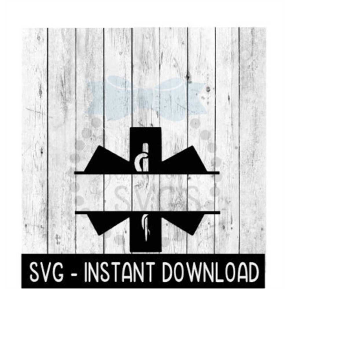 Medical Symbol SVG, Emergency Symbol Split Frame SVG Files, - Inspire ...