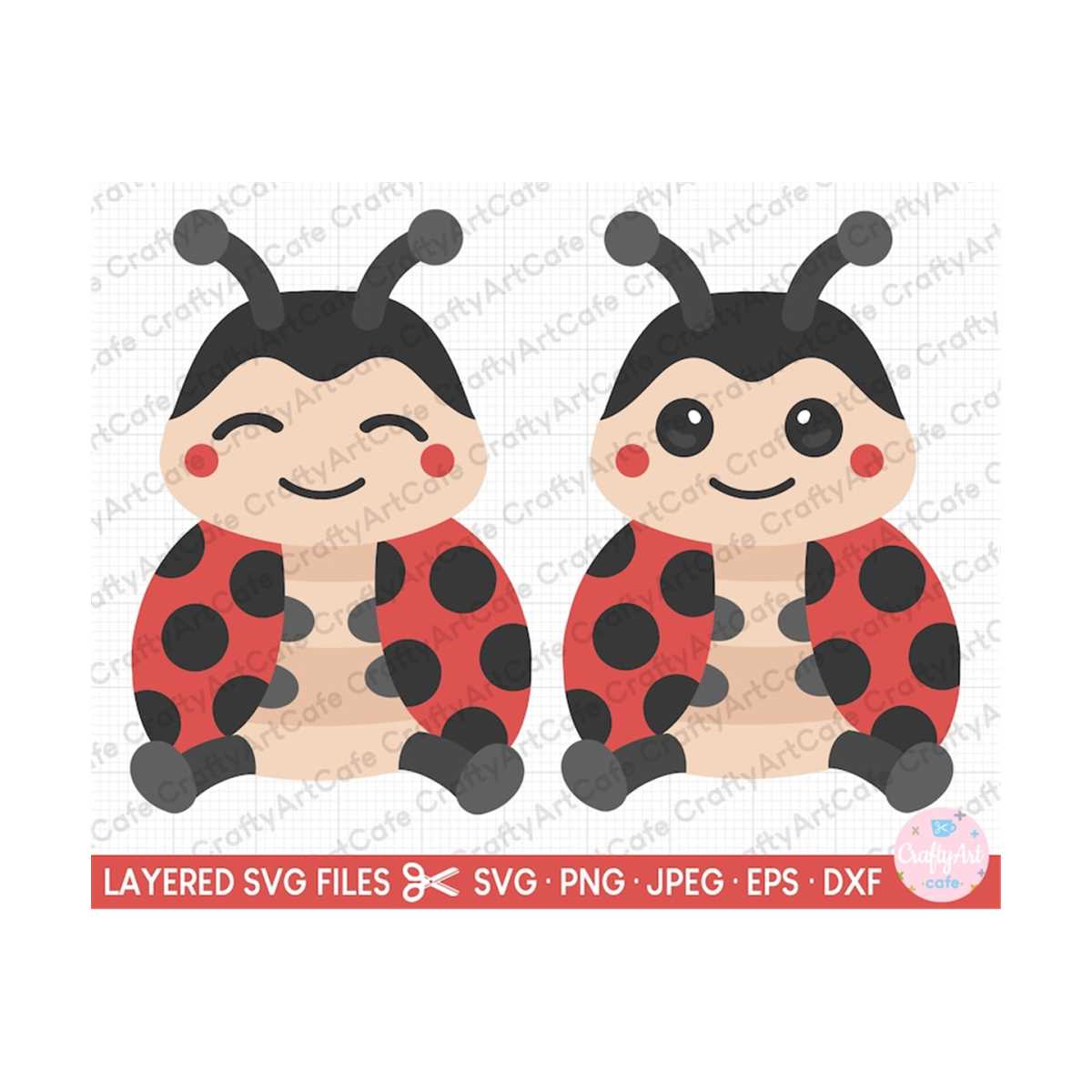 cut ladybug svg baby ladybug svg kawaii ladybug svg cut file | Inspire ...