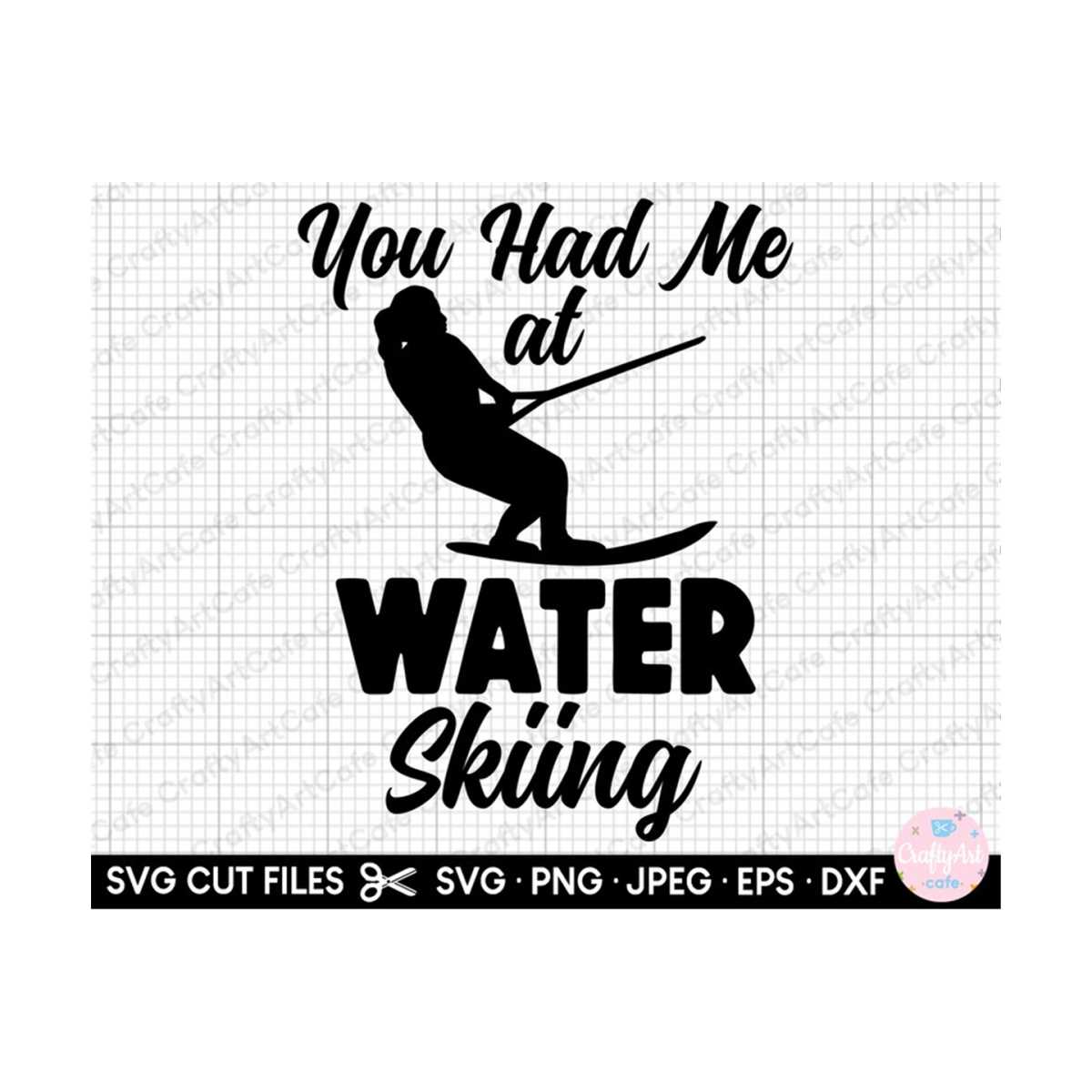 water ski svg file for cricut Inspire Uplift