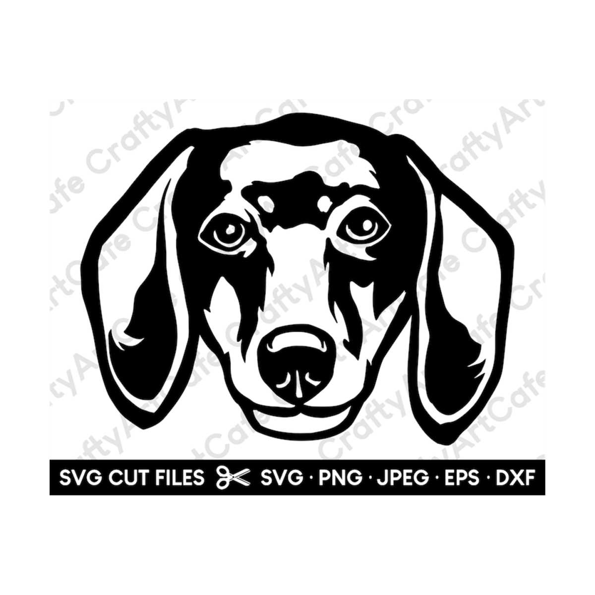 Dachshund Head SVG Dachshund Head Silhouette SVG PNG Dachshu - Inspire ...