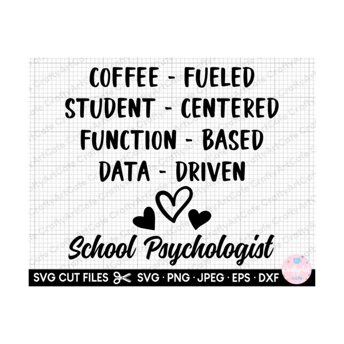 school psychologist svg coffeefueled studentcentered funct Inspire