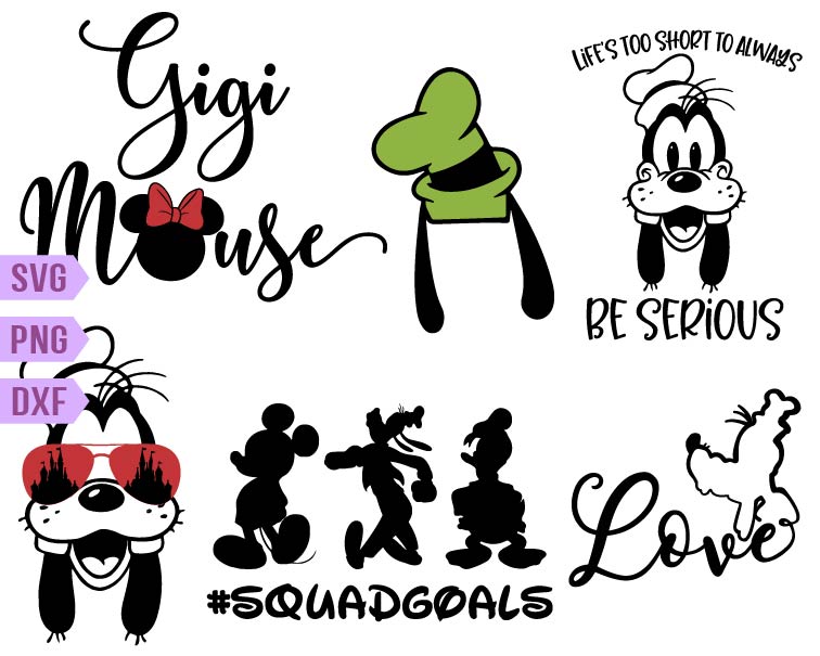 Goofy Quotes svg, Disney Mickey Mouse Cartoon Svg - Inspire Uplift