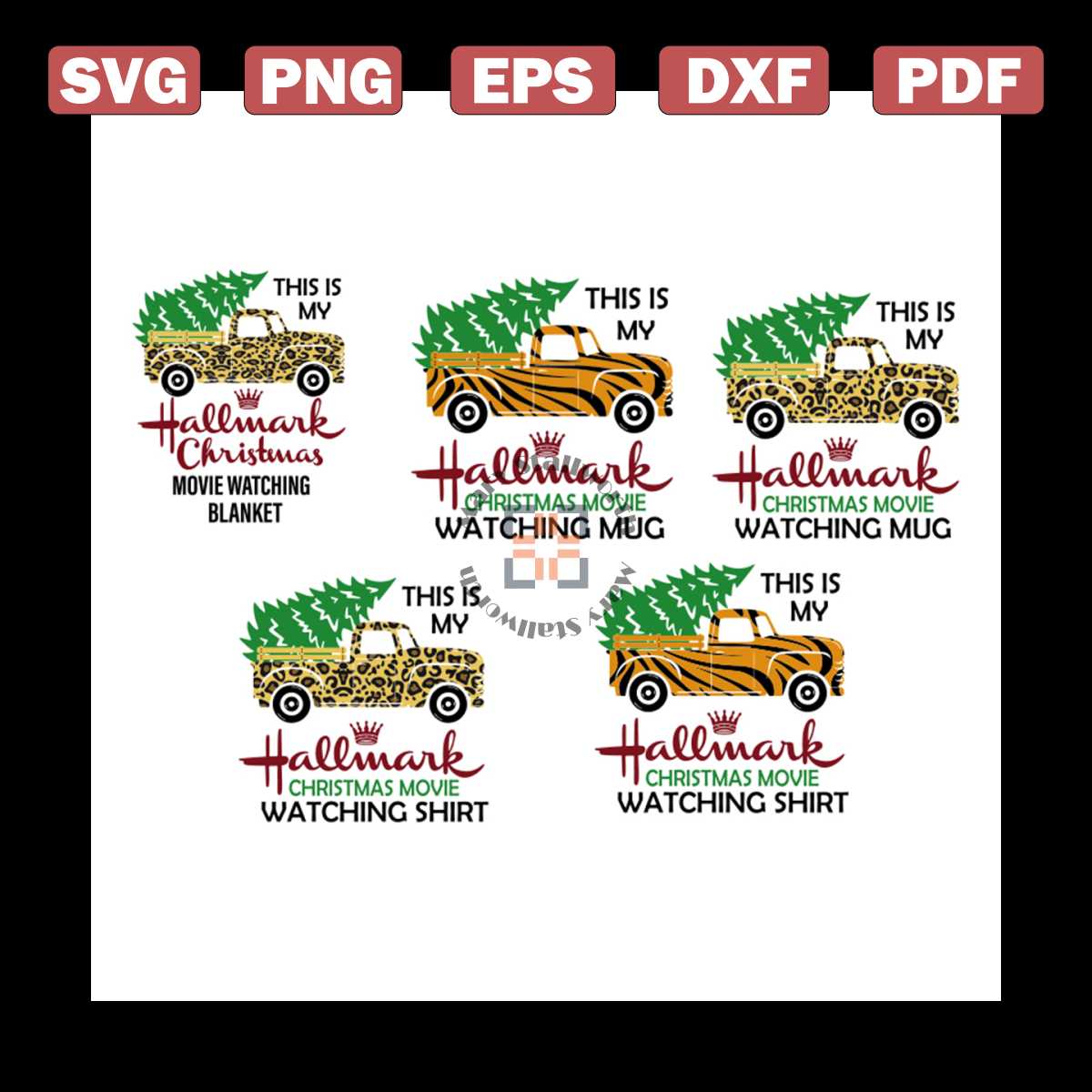 This Is My Hallmark Christmas Movie Watching Blanket Svg, Ch | Inspire ...