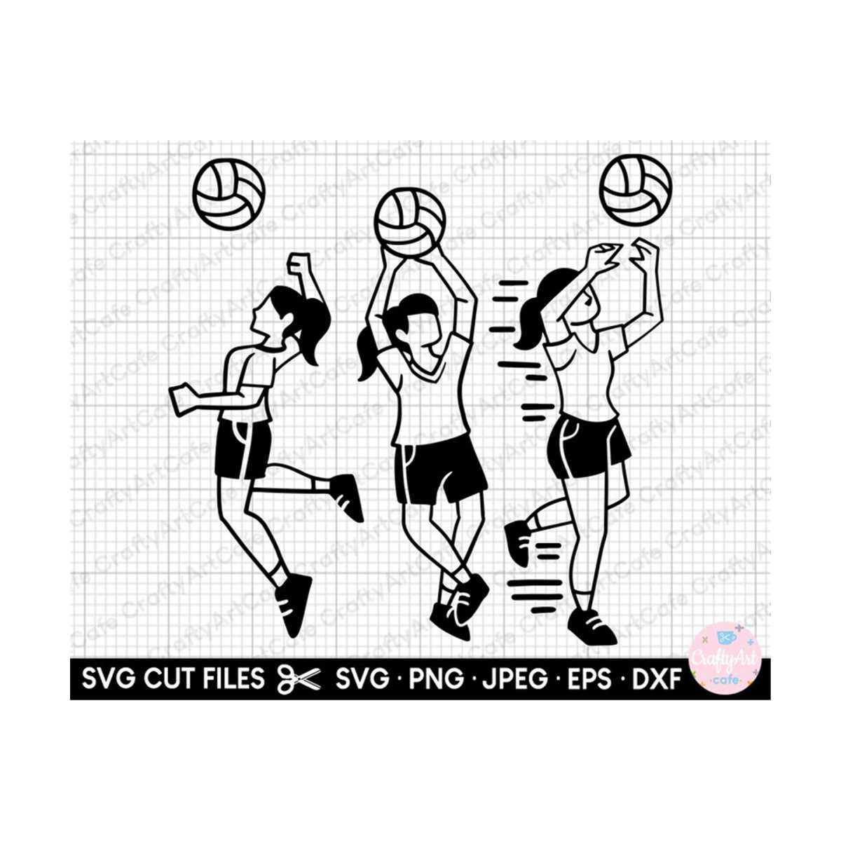 Volleyball svg png inspire uplift