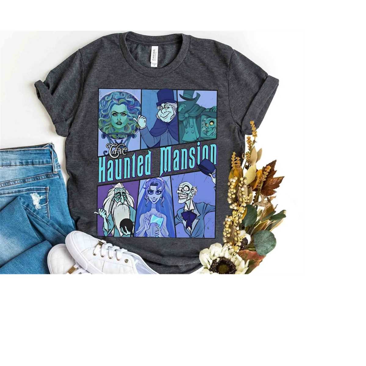 Disney Hitchhiking Ghosts Madame Leota Hatbox Ghost Shirt, H Inspire