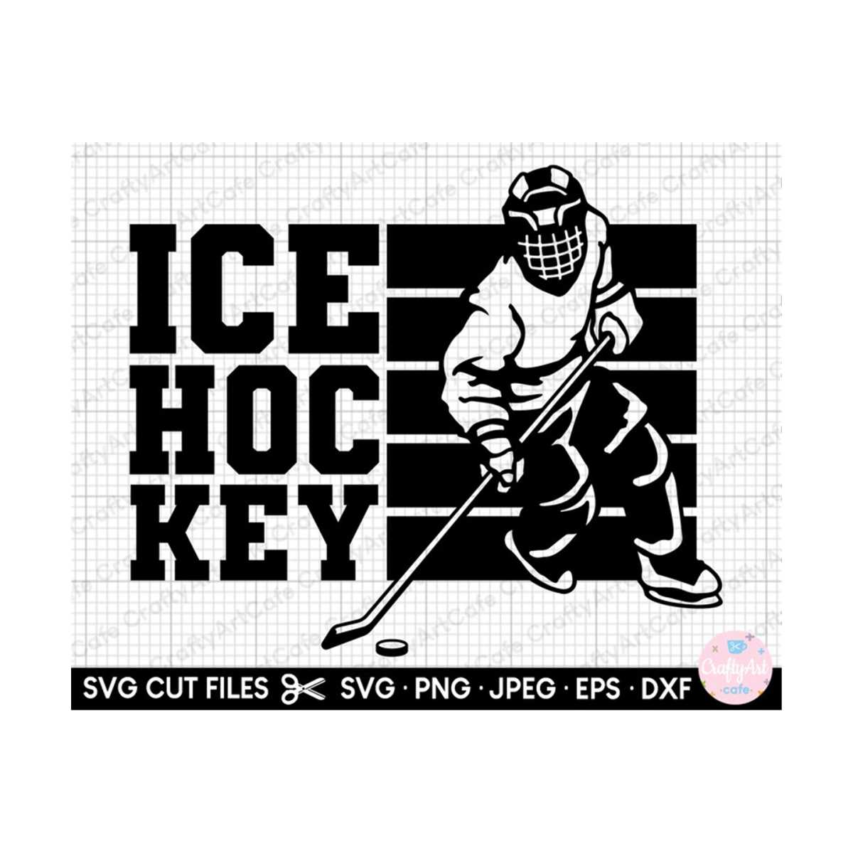 ice hockey svg png - Inspire Uplift