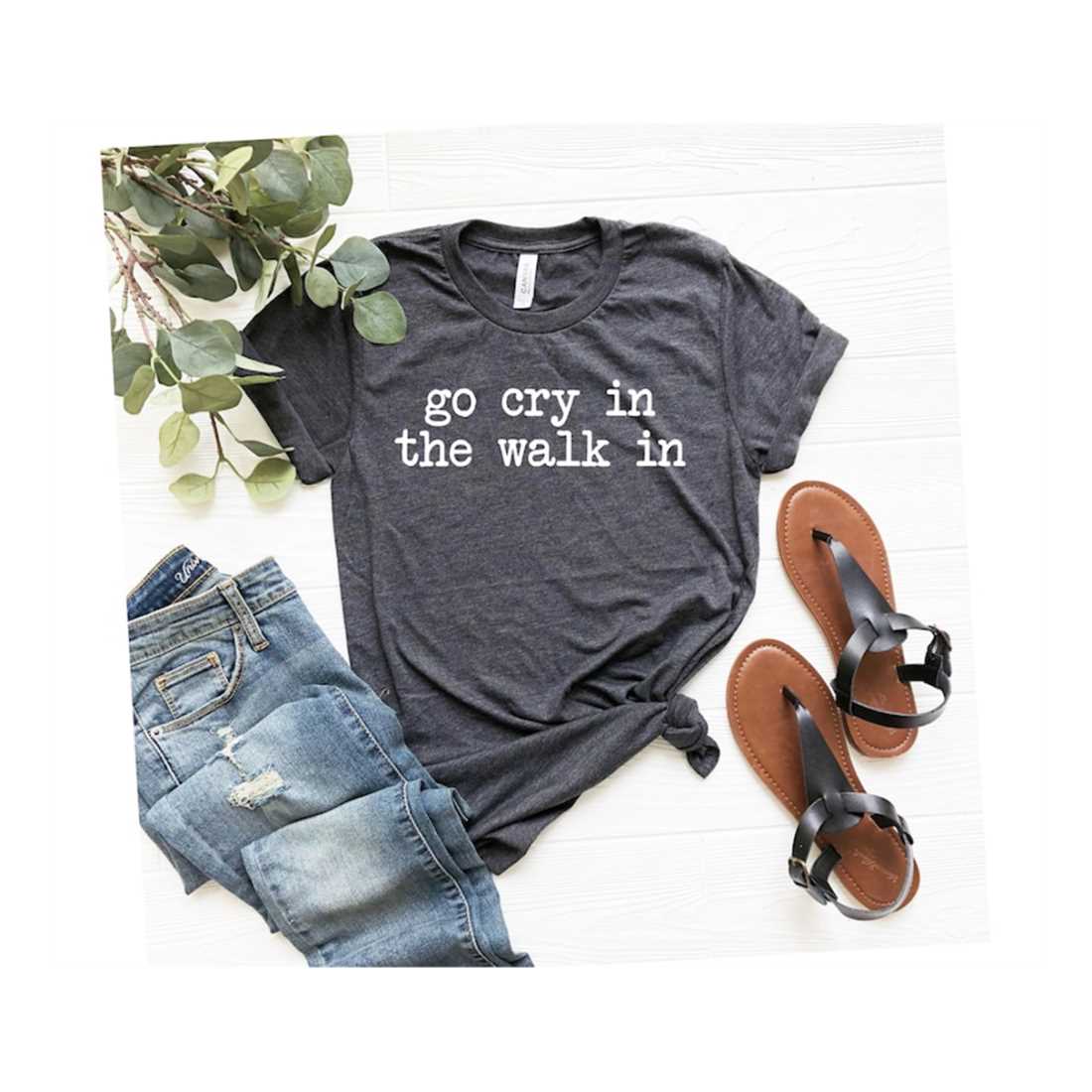 Chef Gift Go Cry In The Walk In Shirt Hostess Gifts Foodie G | Inspire ...