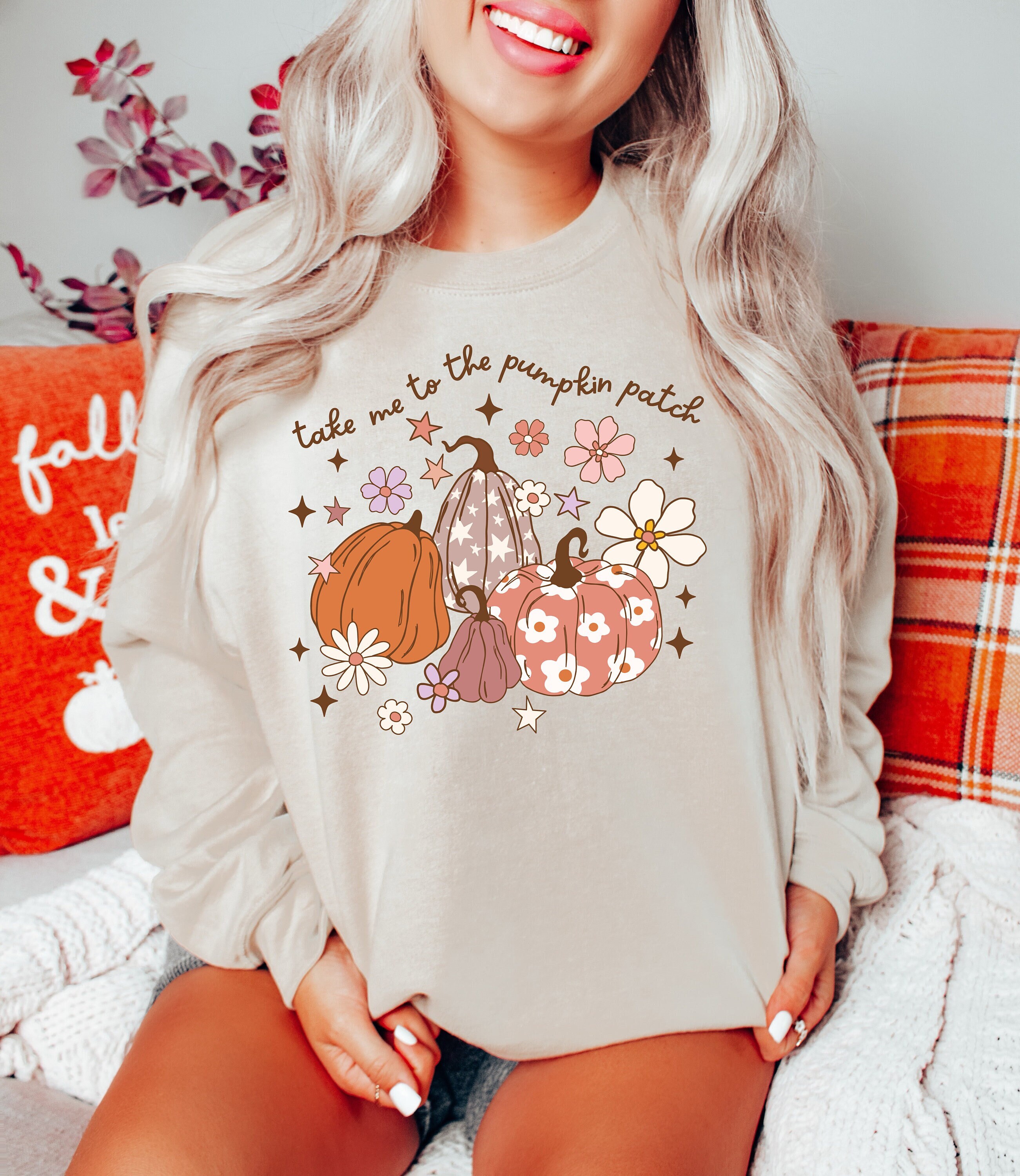 Patch Full Of Pumpkins Sweatshirt