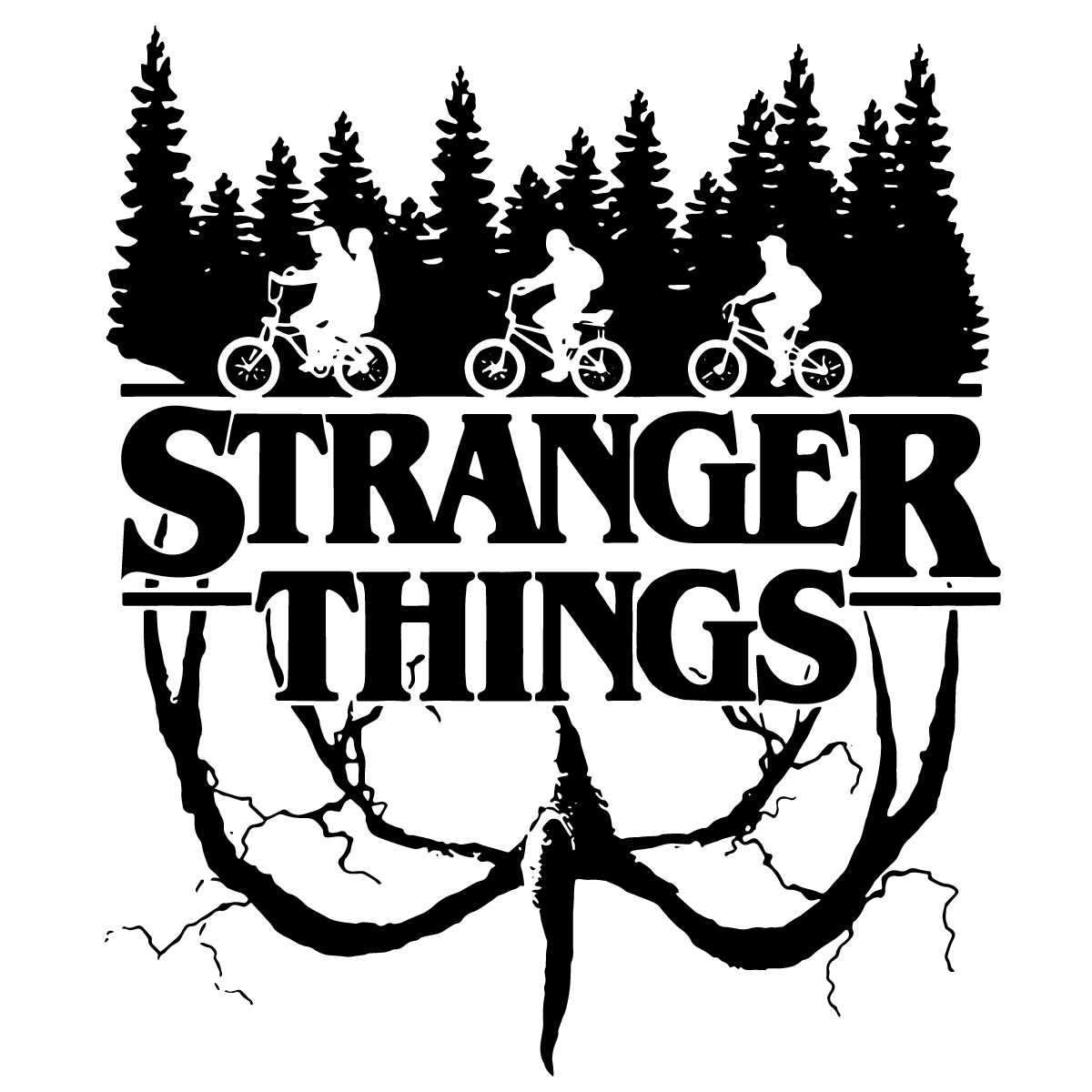 Stranger Things Bikes Svg, Stranger Things Logo Svg | Inspire Uplift