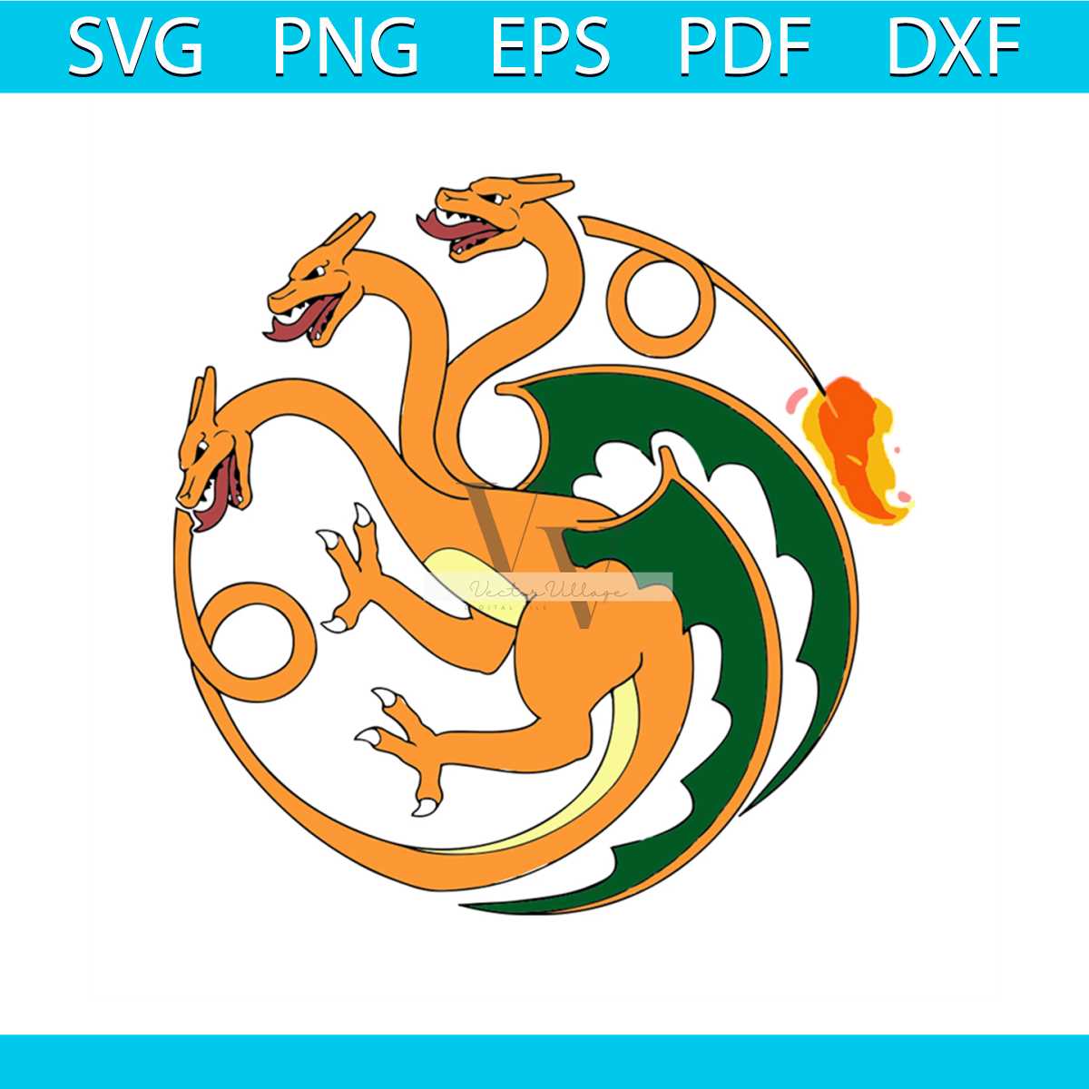 House of Charizard svg | Inspire Uplift