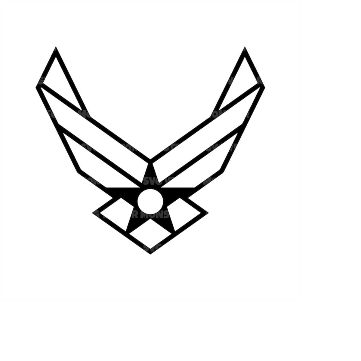 U.S. Air Force Svg, Army Svg. Vector Cut file for Cricut, Si - Inspire ...