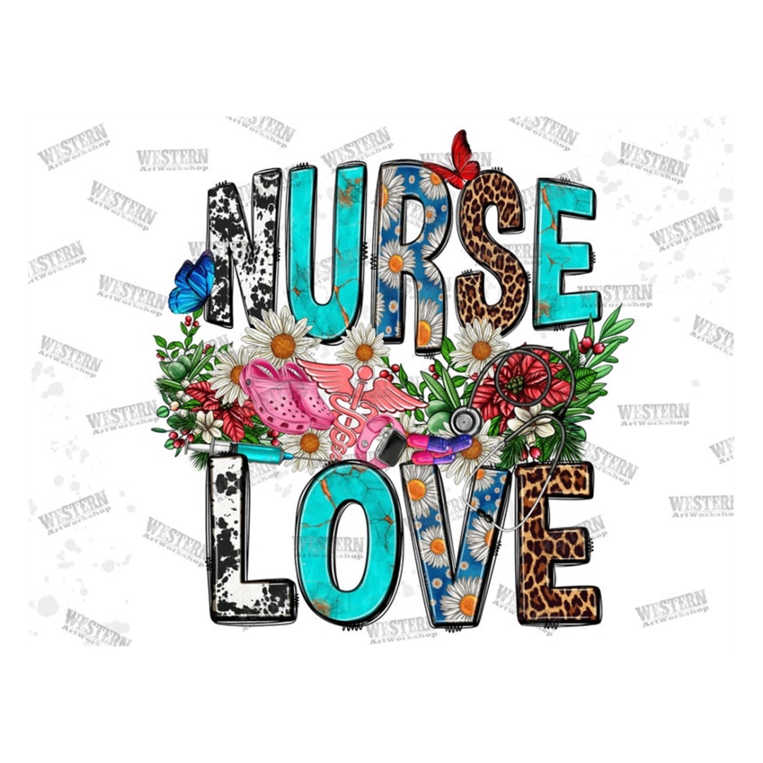 Nurse love png sublimation design download,western Nurse png | Inspire ...