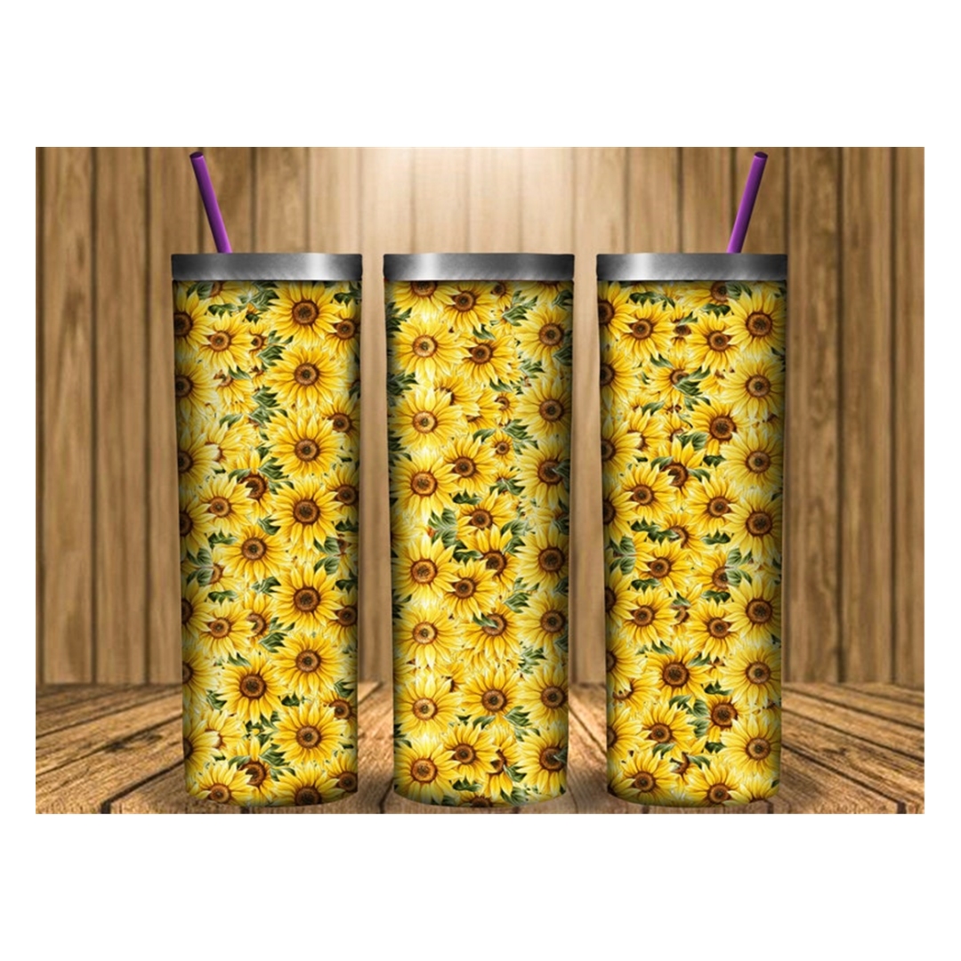 Farm Sunflower Insulated 20oz Skinny Tumbler