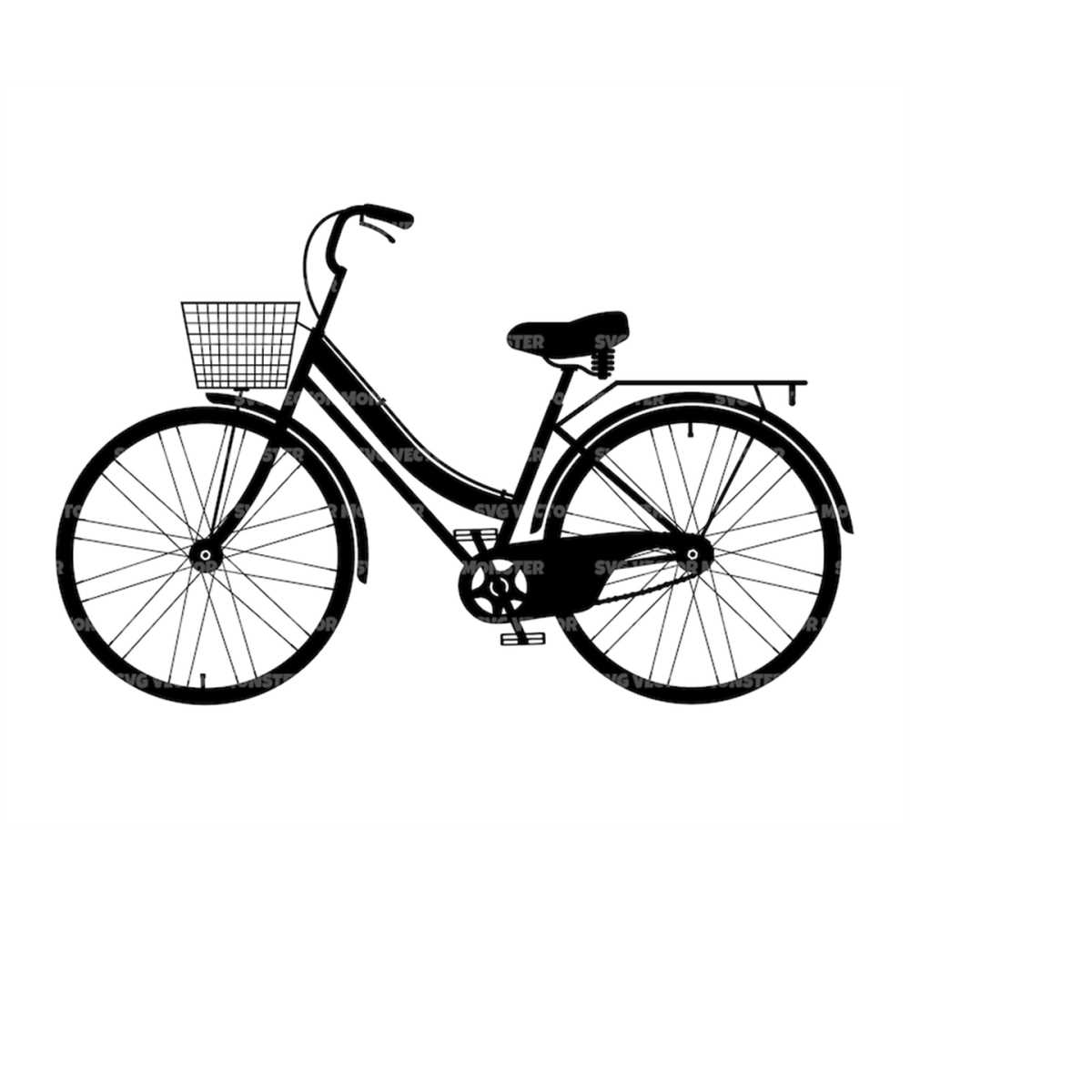 Bicycle Svg, City Bike Svg, Tour Bike Svg. Vector Cut file f - Inspire ...