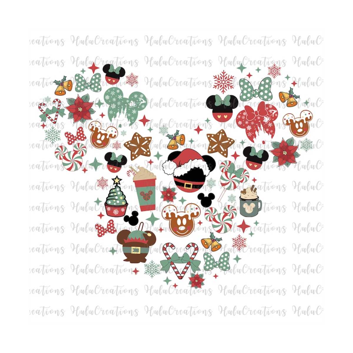 Christmas Pattern Mouse Head Png, Christmas Tree Png, Christ - Inspire