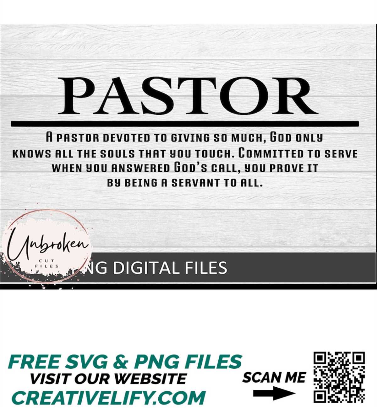 Pastor svg, Pastor appreciation Svg, Pastor gifts - Inspire Uplift