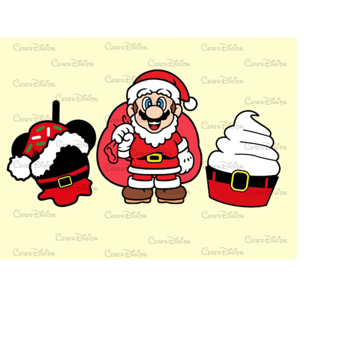 Super Mario Santa Png, Super Mario Png, Super Mario Bros, Ch Inspire