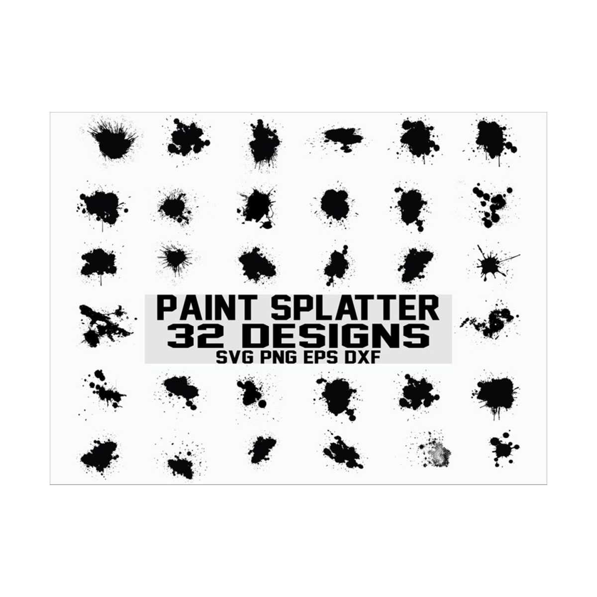 Splatter svg/ paint splatter svg/ splash svg/ paint splash s Inspire Uplift