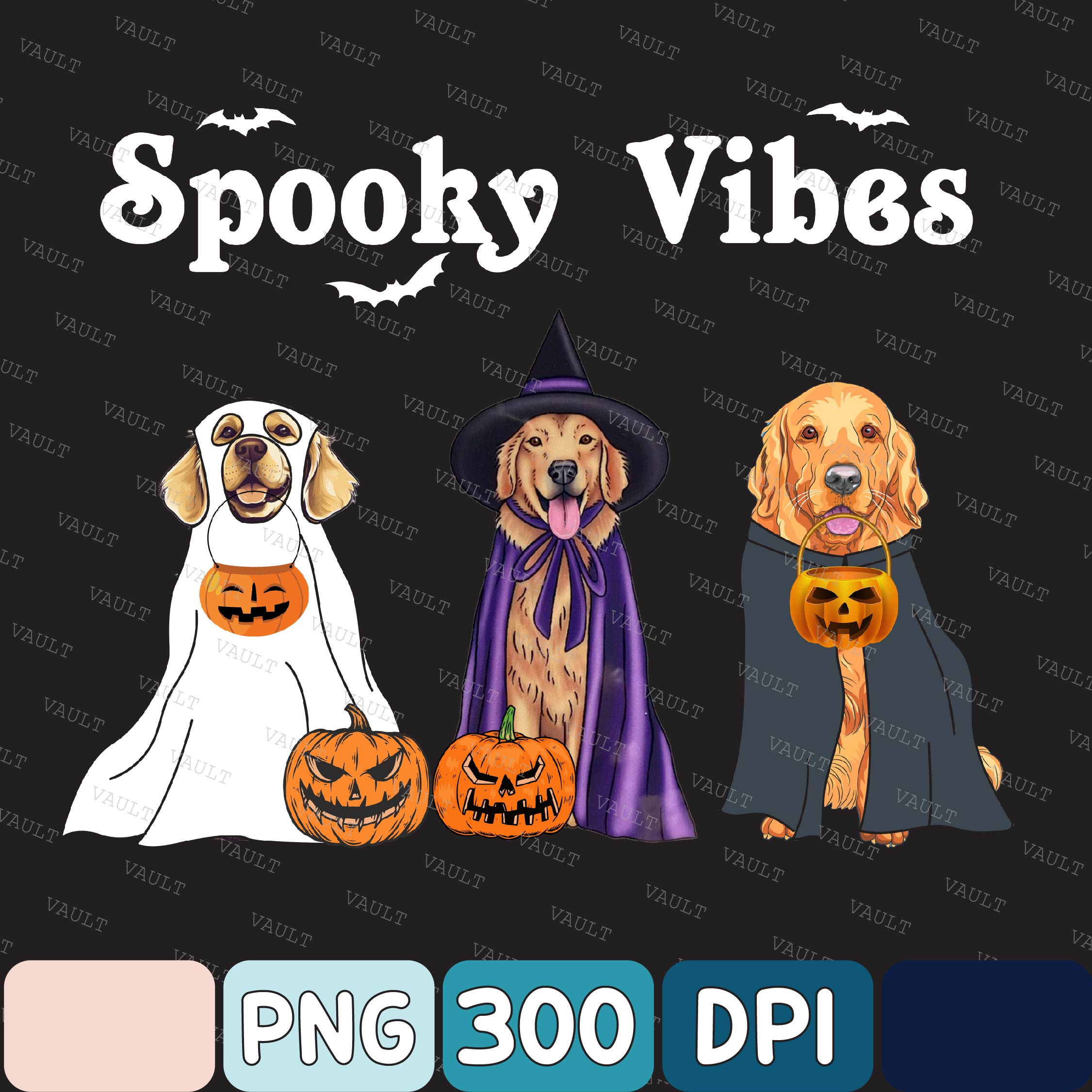 Golden Retriever Ghost Dogs Png, Halloween Dog Png, Golden R | Inspire ...