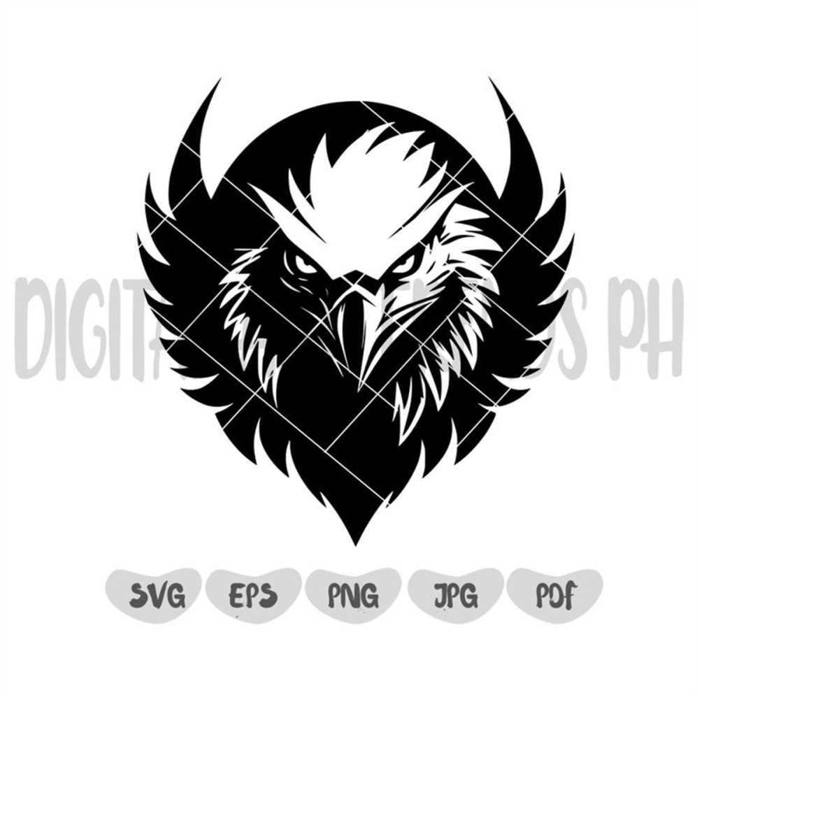 Eagle - Digital Download, Instant Download, svg, pdf, eps & | Inspire ...