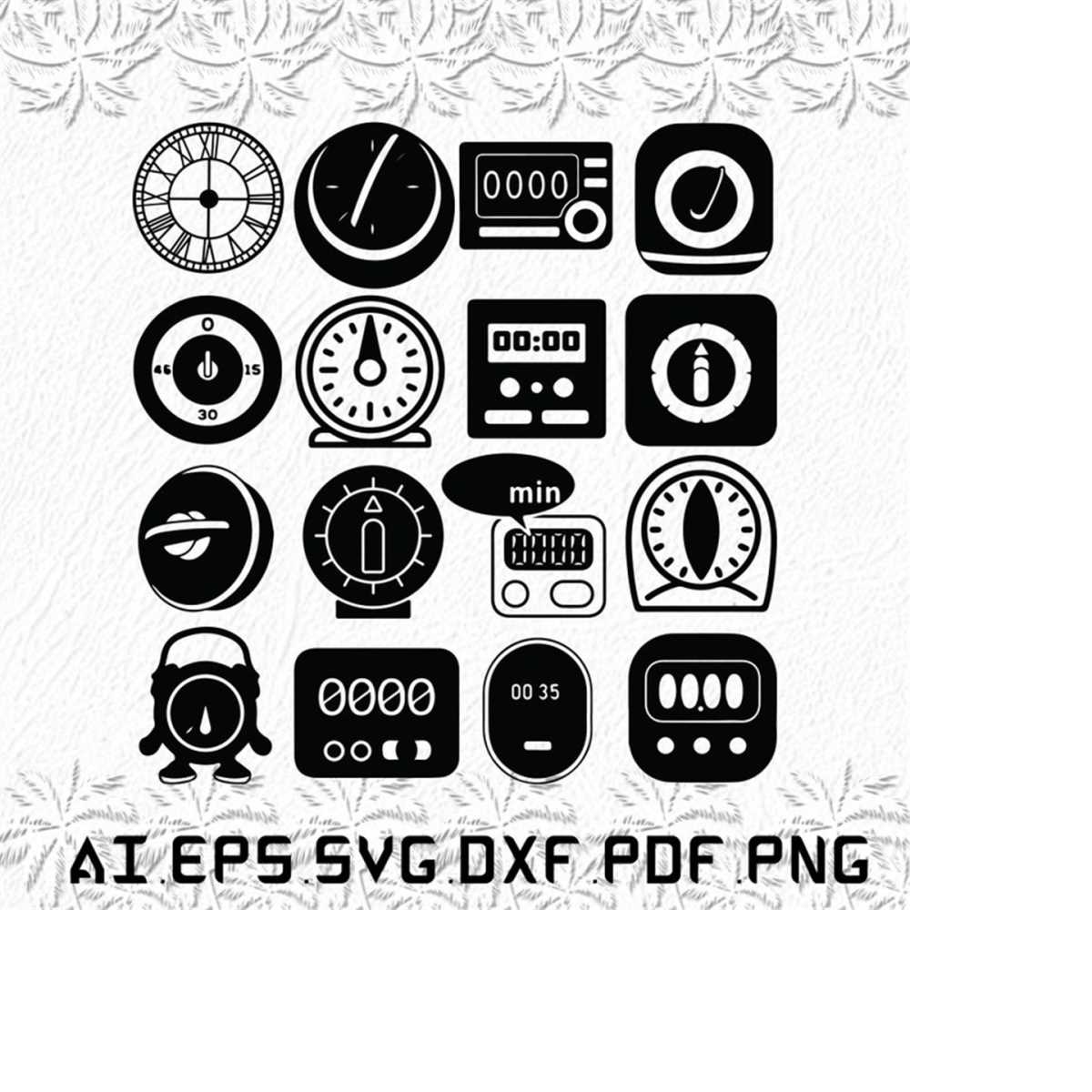 Kitchen Timer svg, Kitchen Timers svg, Time svg, Kitchen, T Inspire Uplift