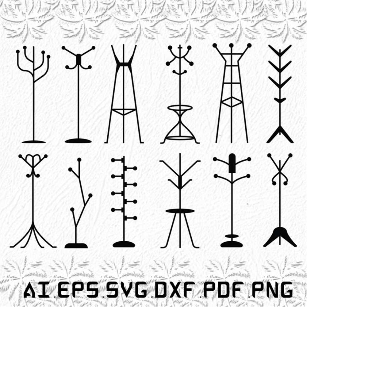 Coat Stand svg, Coat Stands svg, Coat svg, Coats, Stand, SVG Inspire