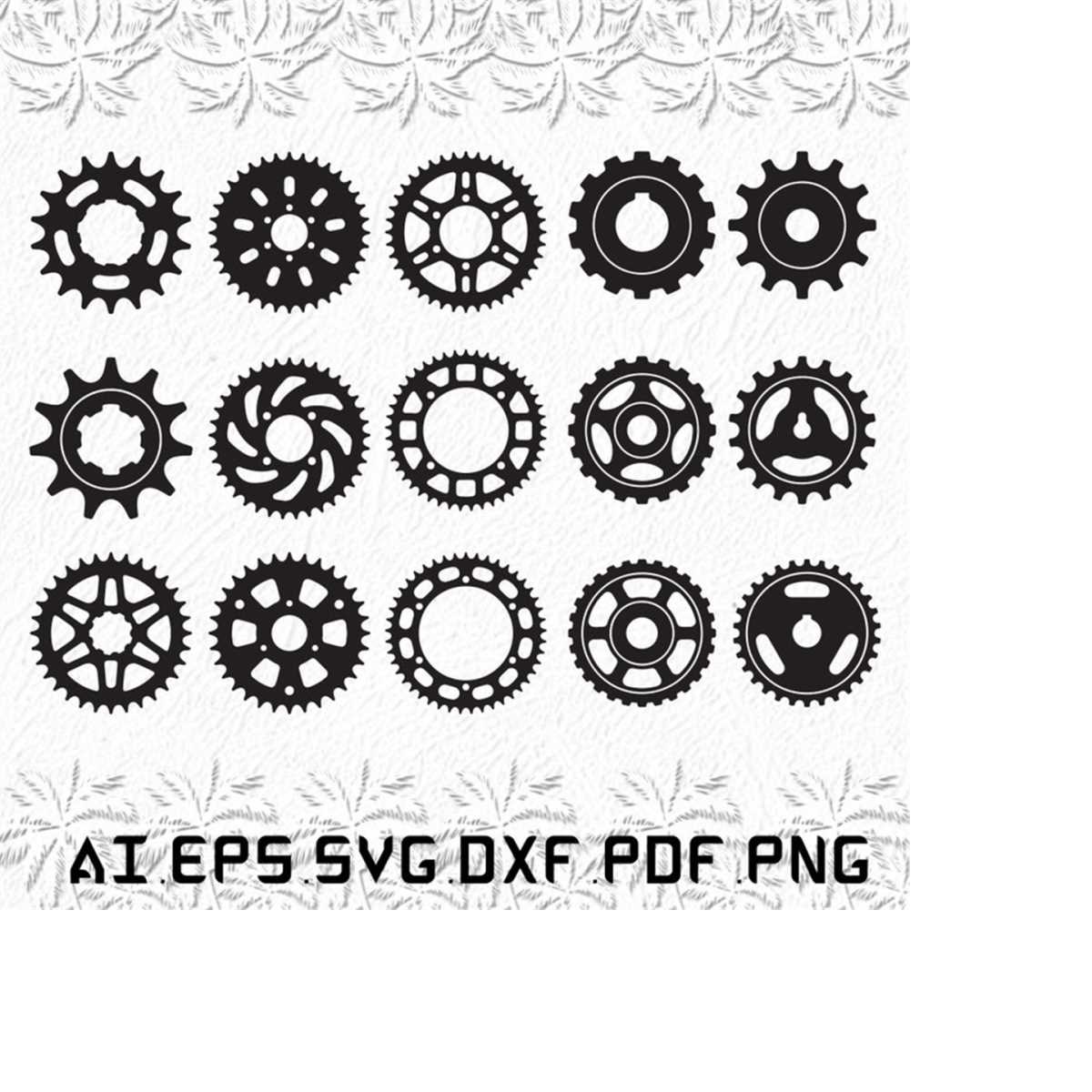Sprocket Wheels svg, Sprocket Wheel svg, Sprocket svg, Wheel Inspire Uplift
