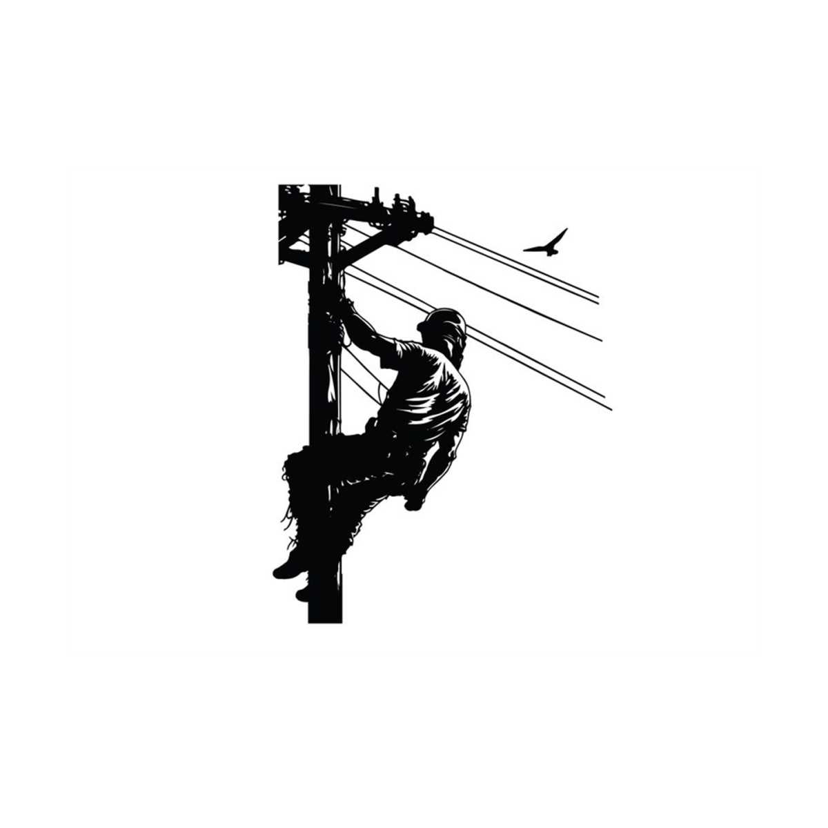 LINEMAN SVG, Power lineman Svg, Lineworker Svg cut Files, el Inspire