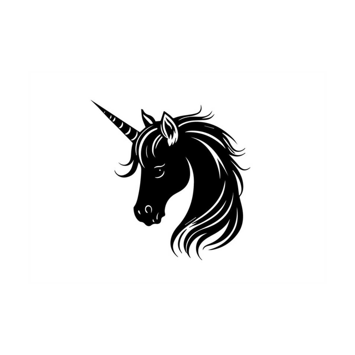 Unicorn Head Svg Unicorn Head Svg