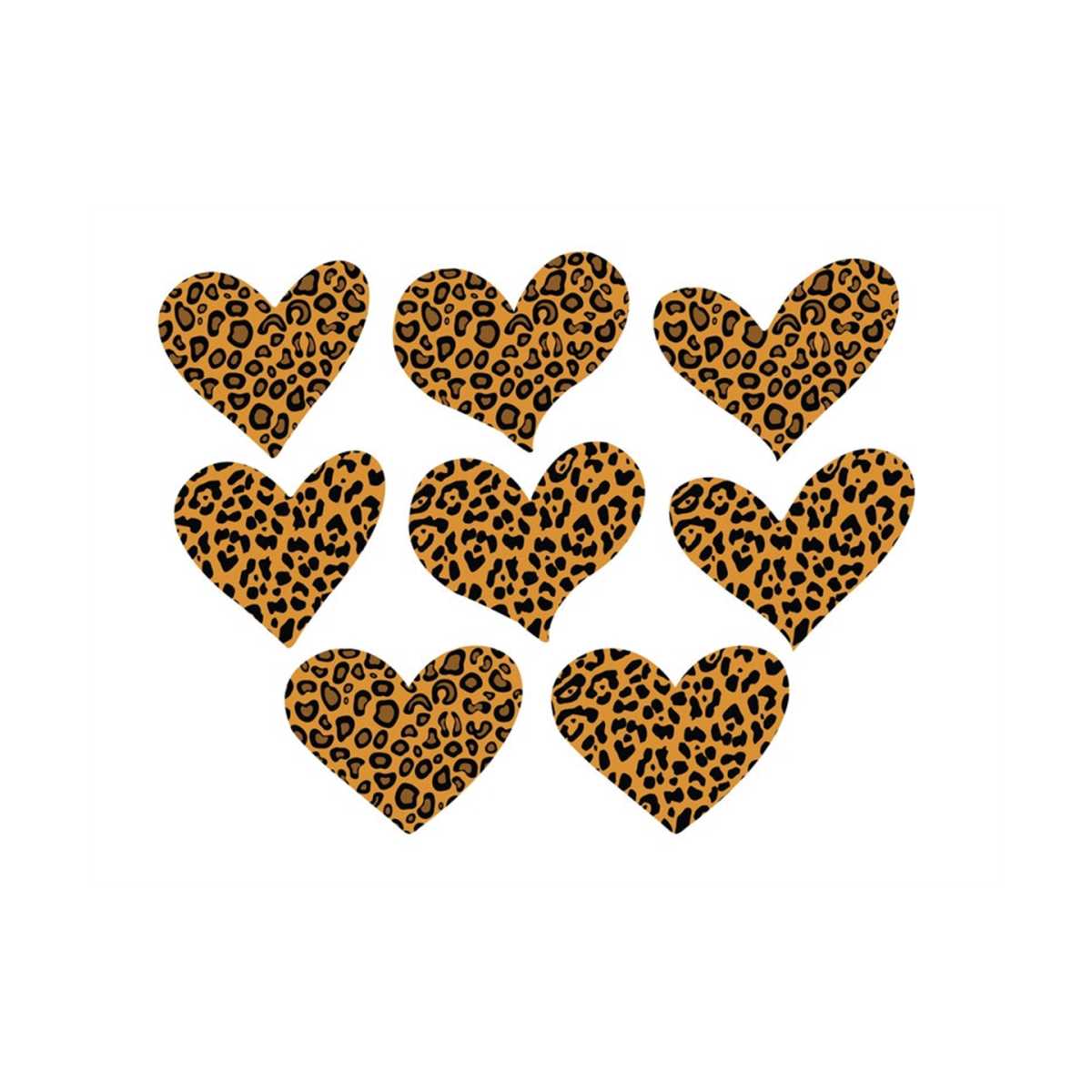 LEOPARD PRINT HEART Svg, Leopard print heart clipart, Valent - Inspire
