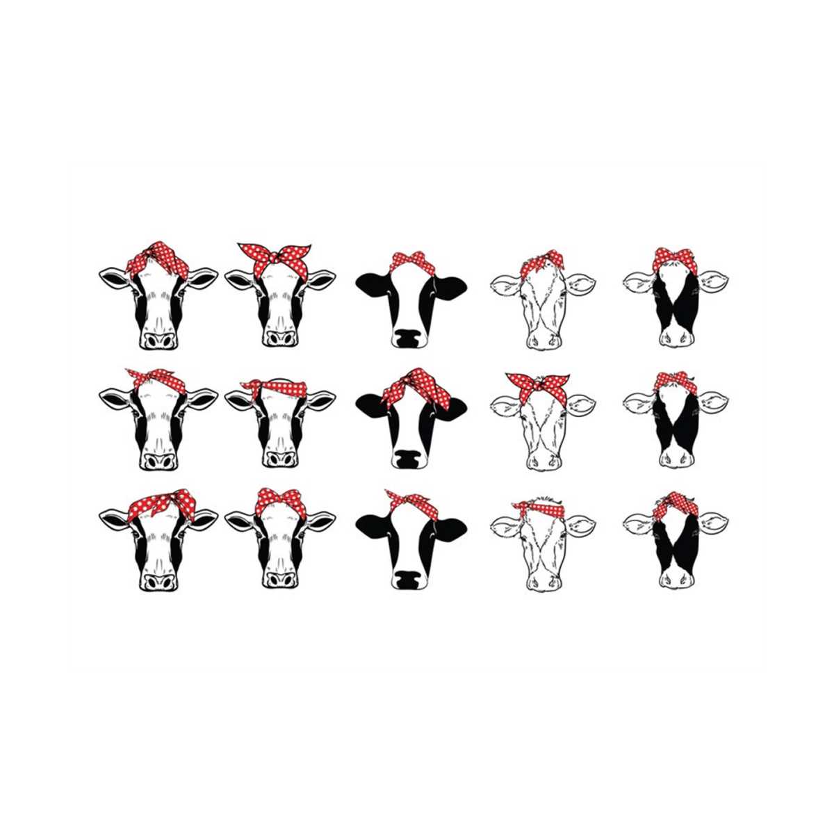 Cow Skull Bandana Crop Graphic Tee