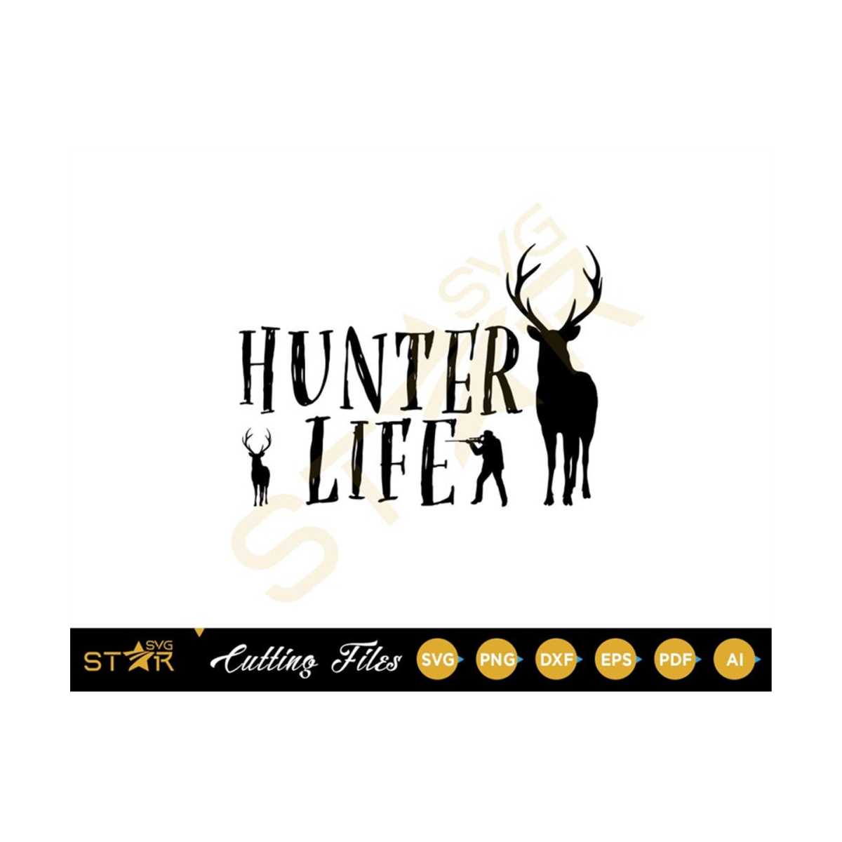 Hunter Life svg, Hunter svg, Adventure, SVG, Cricut svg, Cam Inspire