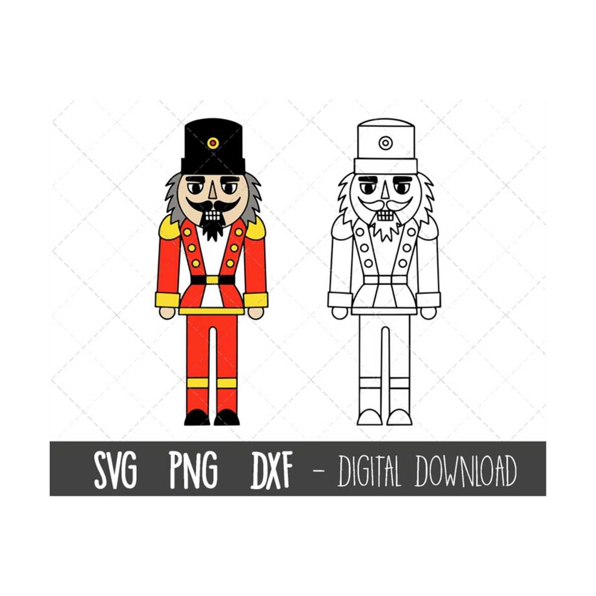Nutcracker svg, nutcracker clipart, nutcracker cut file, hol Inspire