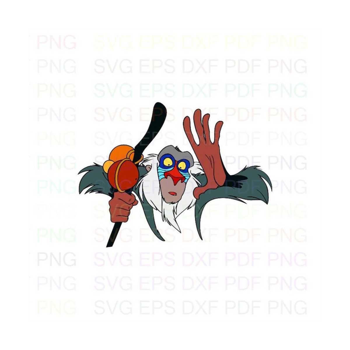 Rafiki_The_Lion_King_6 Svg Dxf Eps Pdf Png, Cricut, Cutting | Inspire ...