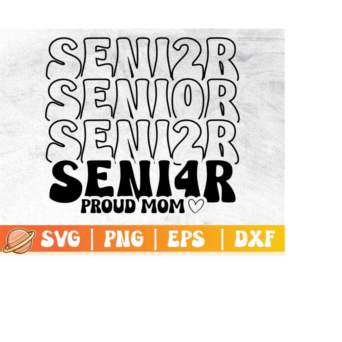 Proud Mom Of a Senior 2024 Svg | Senior Mom 2024 Svg | Class - Inspire ...
