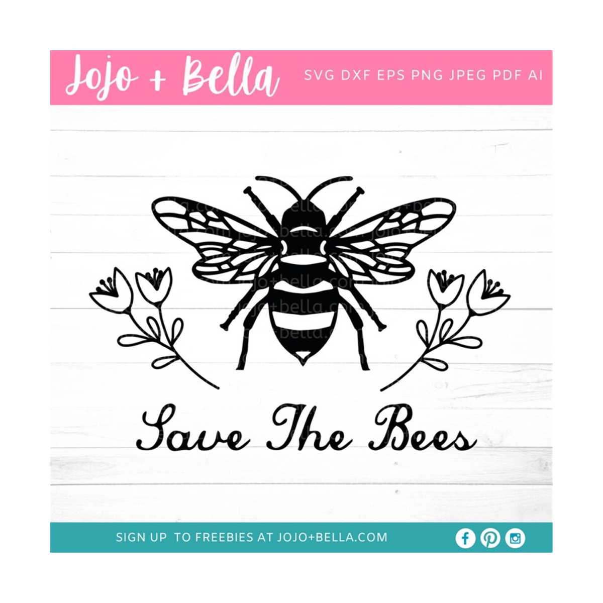 Bee SVG - Save the Bees Svg - Cut File - Farmhouse Svg, Farm | Inspire ...