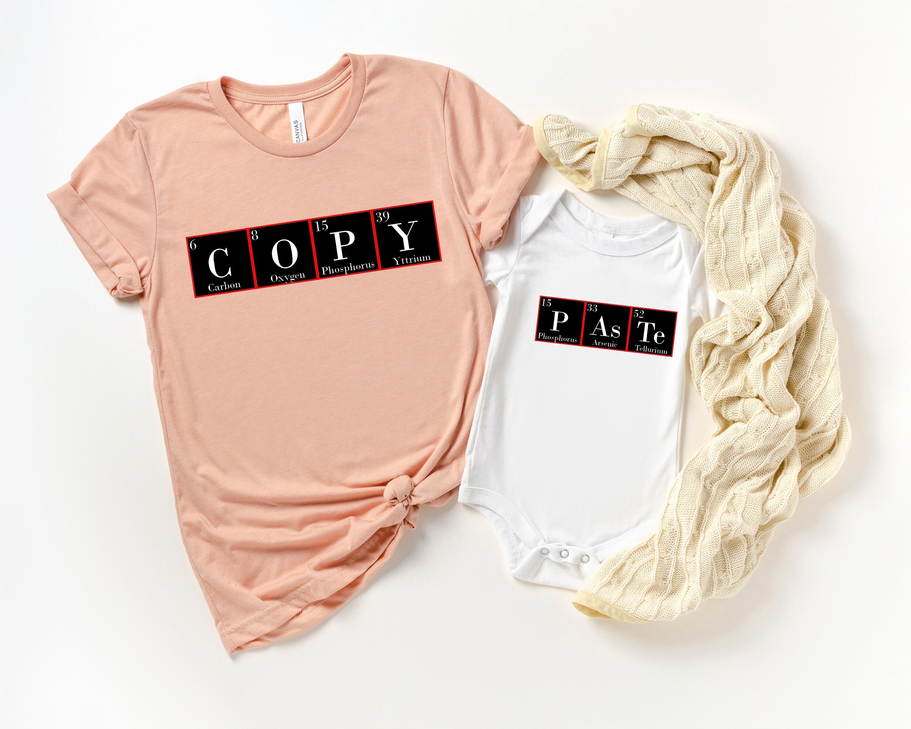 Copy Paste Shirt, Father and Baby Matching shirts, Scientifi | Inspire ...