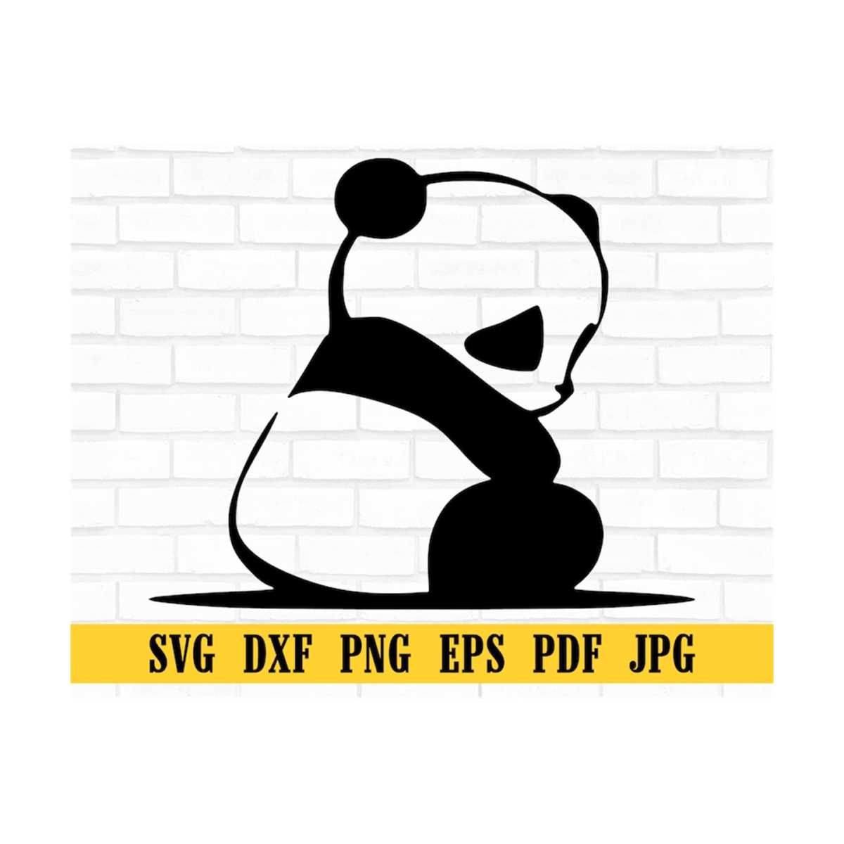Cute Panda Png, Cute Baby Panda Svg, Cute Animal svg, Panda - Inspire ...