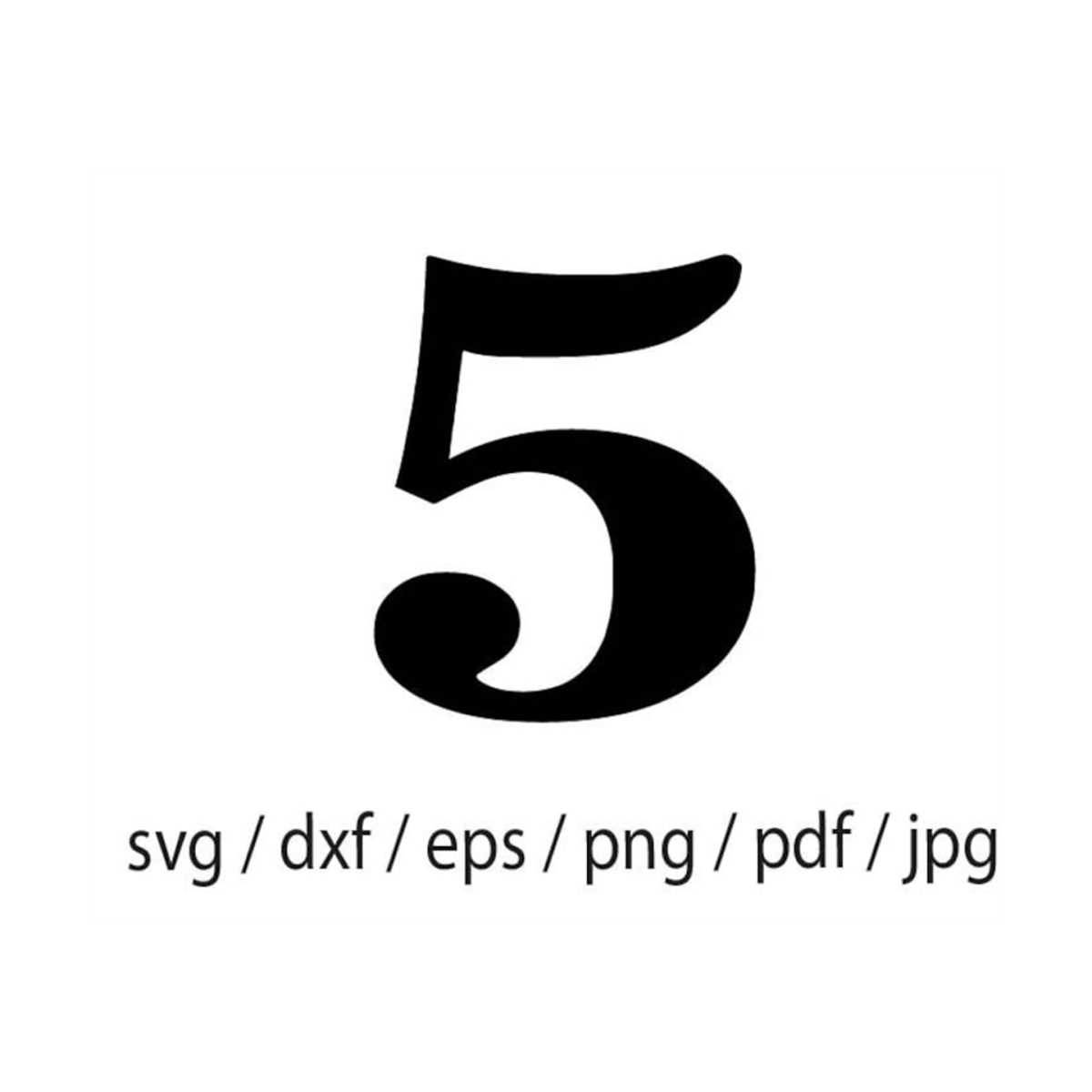 number 5 clipart - Inspire Uplift